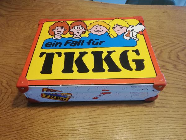 TKKG Hörspielkassettenkoffer Weiß Pelikan 1985 Made in Holland
